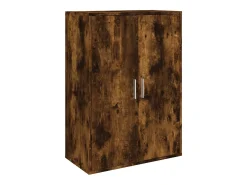Aparadores 2 uds madera de ingeniería roble ahumado 60x31x84 cm
