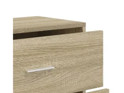Aparadores 3 uds madera de ingeniería roble Sonoma 60x31x84 cm