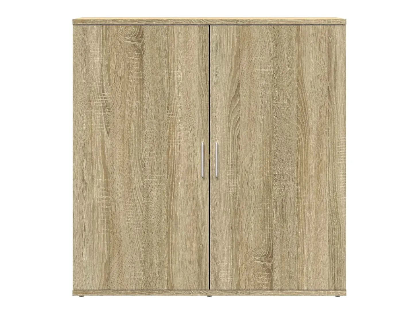 Aparadores 2 uds madera de ingeniería roble Sonoma 79x38x80 cm