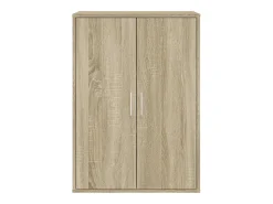 Aparadores 2 uds madera de ingeniería roble Sonoma 60x31x84 cm ES552404