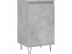 Aparadores 2 uds madera de ingeniería gris hormigón 40x35x70 cm ES99812
