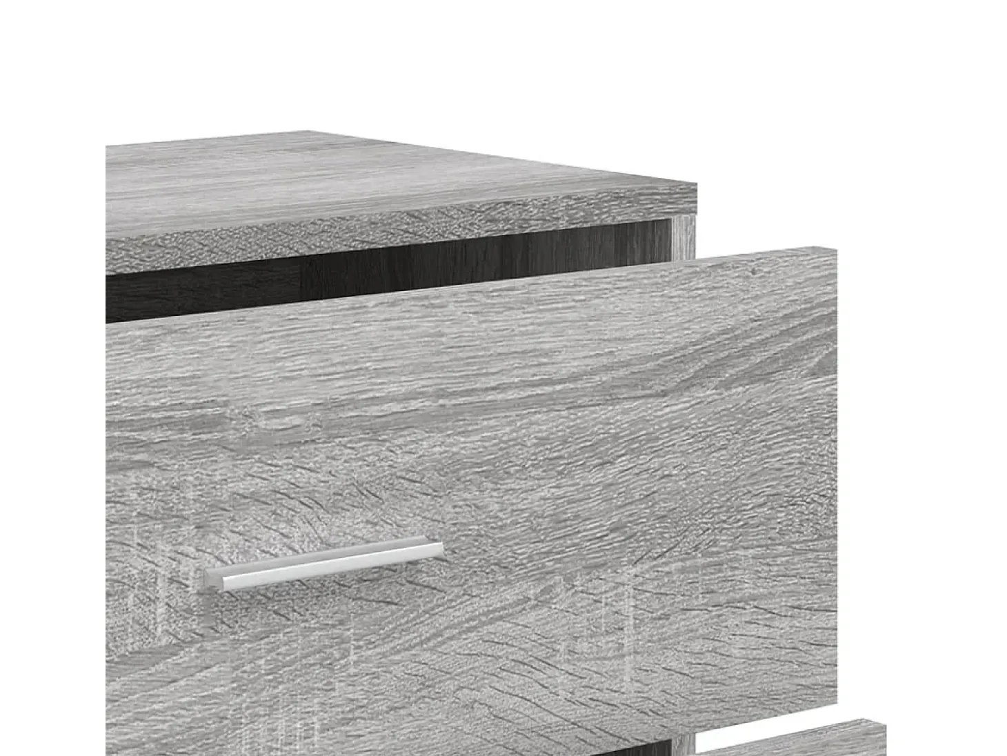 Aparadores 2 uds madera de ingeniería gris Sonoma 60x31x84 cm