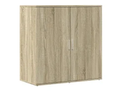 Aparadores 2 uds madera de ingeniería roble Sonoma 79x38x80 cm ES535889
