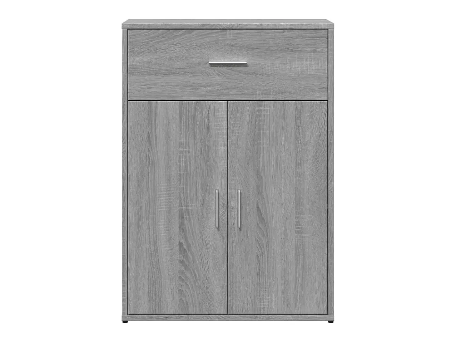 Aparadores 2 uds madera de ingeniería gris Sonoma 60x30x84 cm