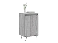 Aparadores 2 uds madera de ingeniería gris Sonoma 40x35x70 cm ES32603