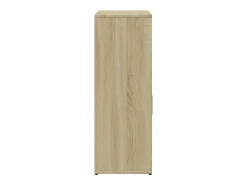 Aparadores 2 uds madera de ingeniería roble Sonoma 60x30x84 cm