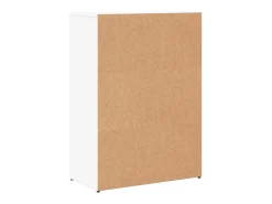 Aparadores 2 uds madera de ingeniería blanco 60x30x84 cm
