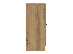 Aparadores 2 uds madera ingeniería roble artisian 30x30x70 cm