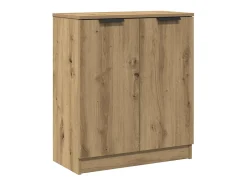 Aparadores 3 uds madera ingeniería roble artisian 60x30x70 cm