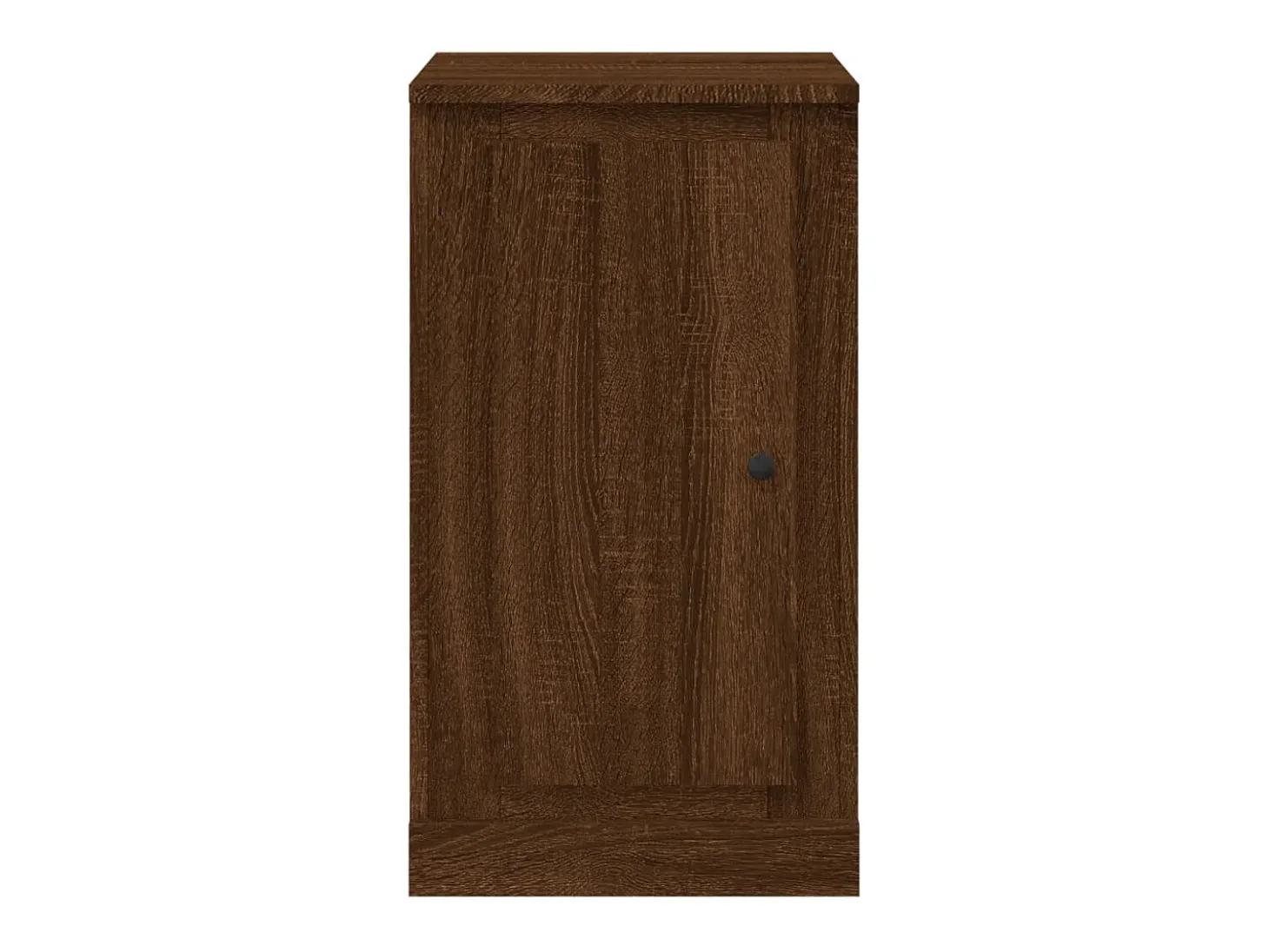 Aparadores 2 unidades madera color marrón roble 37,5x35,5x67,5 cm