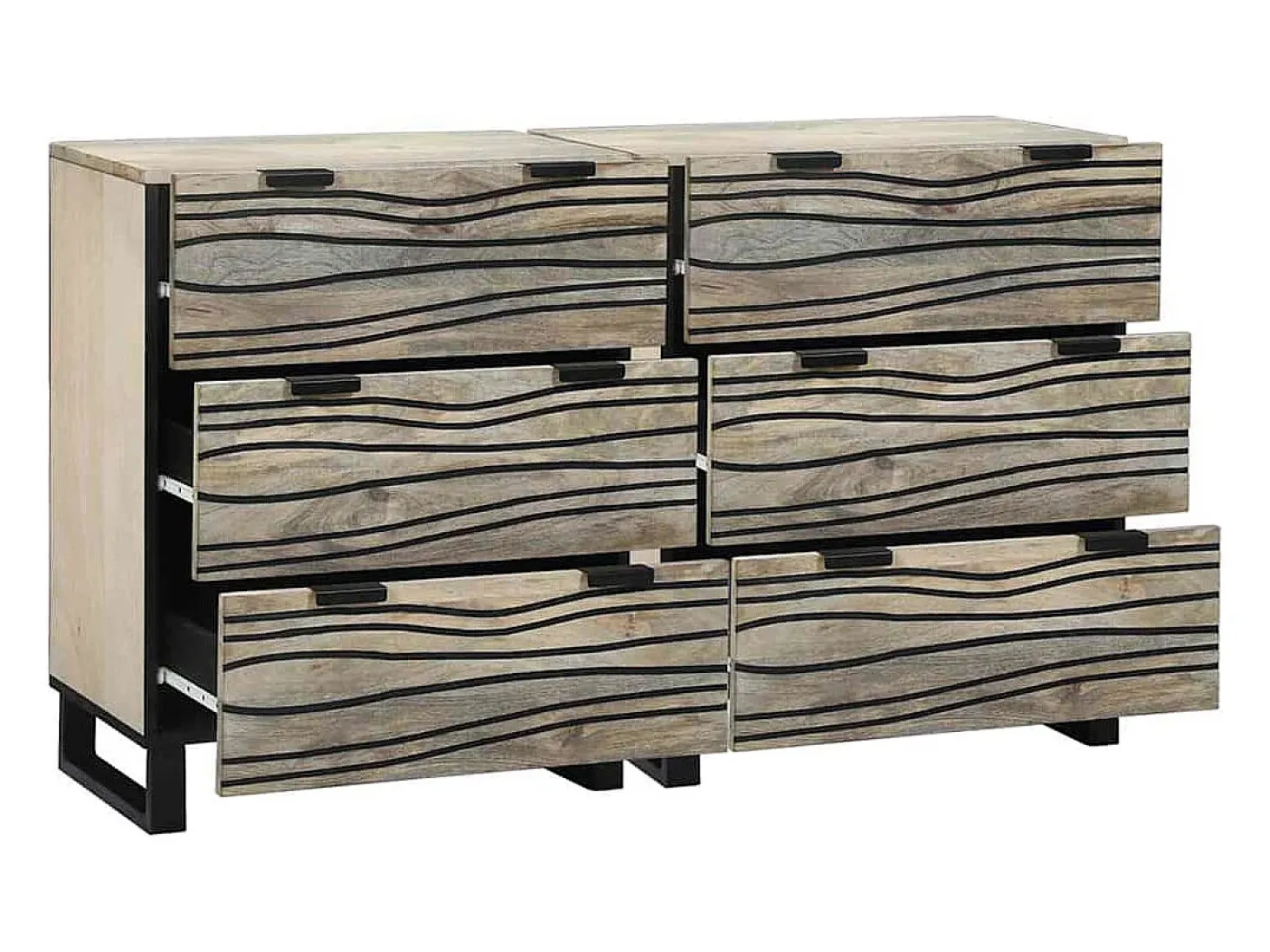Aparadores con cajón Otros con almacenaje 2 uds Blanco 60 x 33,5 x 75 cm