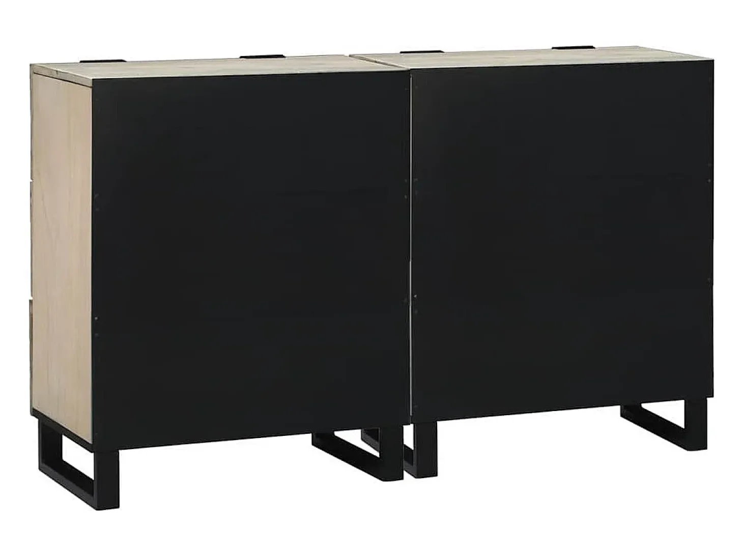 Aparadores con cajón Otros con almacenaje 2 uds Blanco 60 x 33,5 x 75 cm