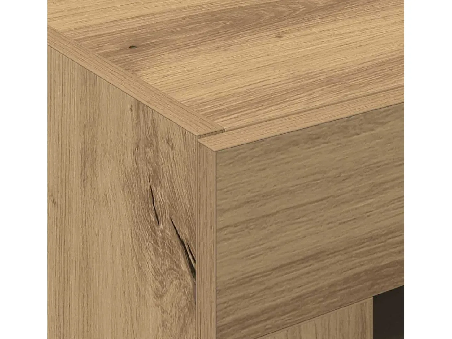 Aparadores de pared de 2 piezas en Roble Artisan 69,5 x 34 x 90 cm - Madera de ingeniería