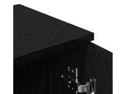 aparadores de roble negro, 30 x 30 x 70 cm, fabricados en madera de ingeniería