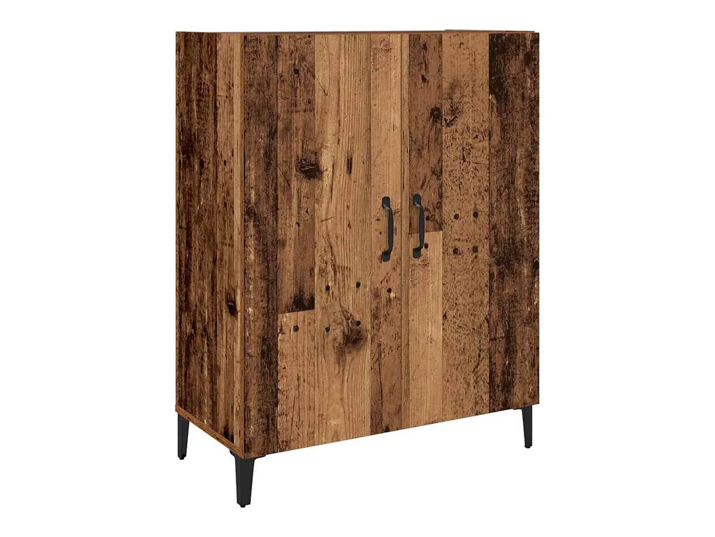 Armario alto 2 piezas Madera antigua 69,5 x 34 x 180 cm