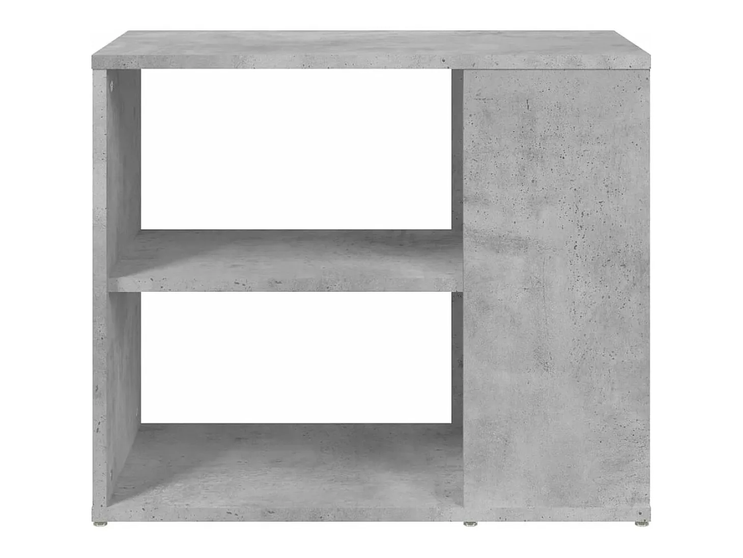 Armario auxiliar madera contrachapada gris hormigón 60x30x50 cm