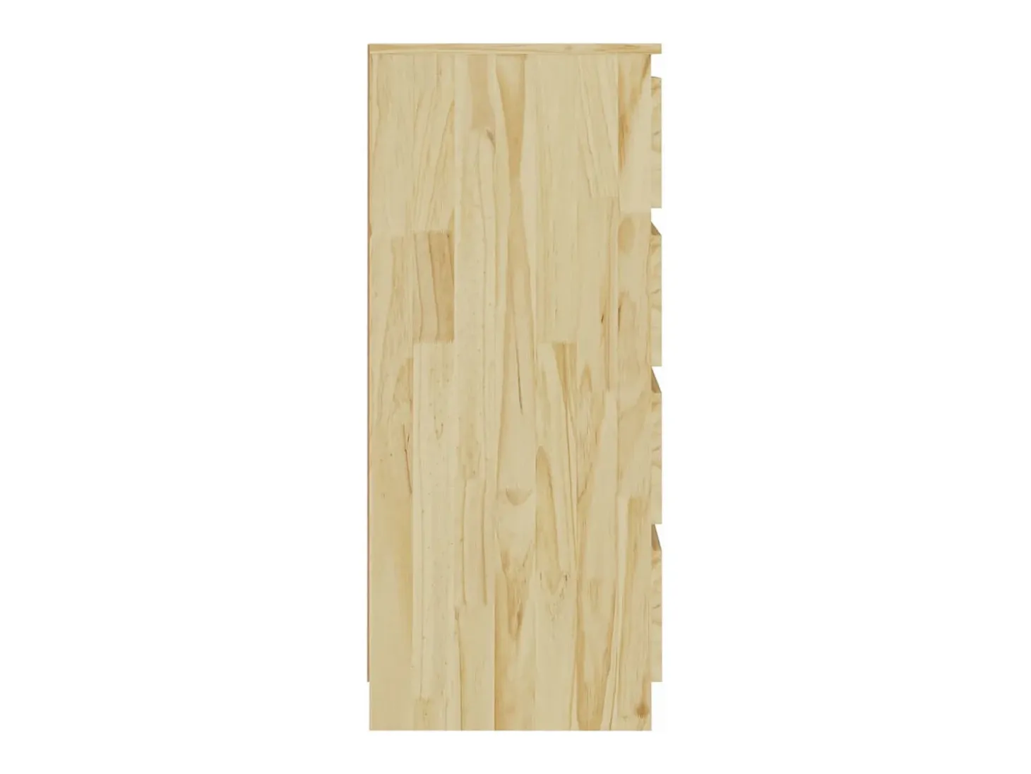 Armario auxiliar madera maciza de pino 60x36x84 cm