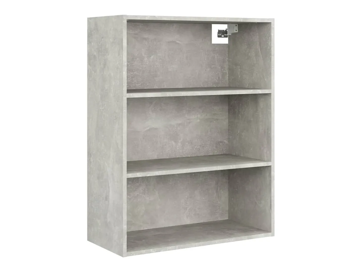 Armario colgante de pared gris hormigón 69,5x32,5x90 cm
