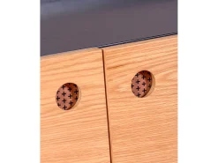 Armario consola en madera maciza de roble - Madison - Roble Americano
