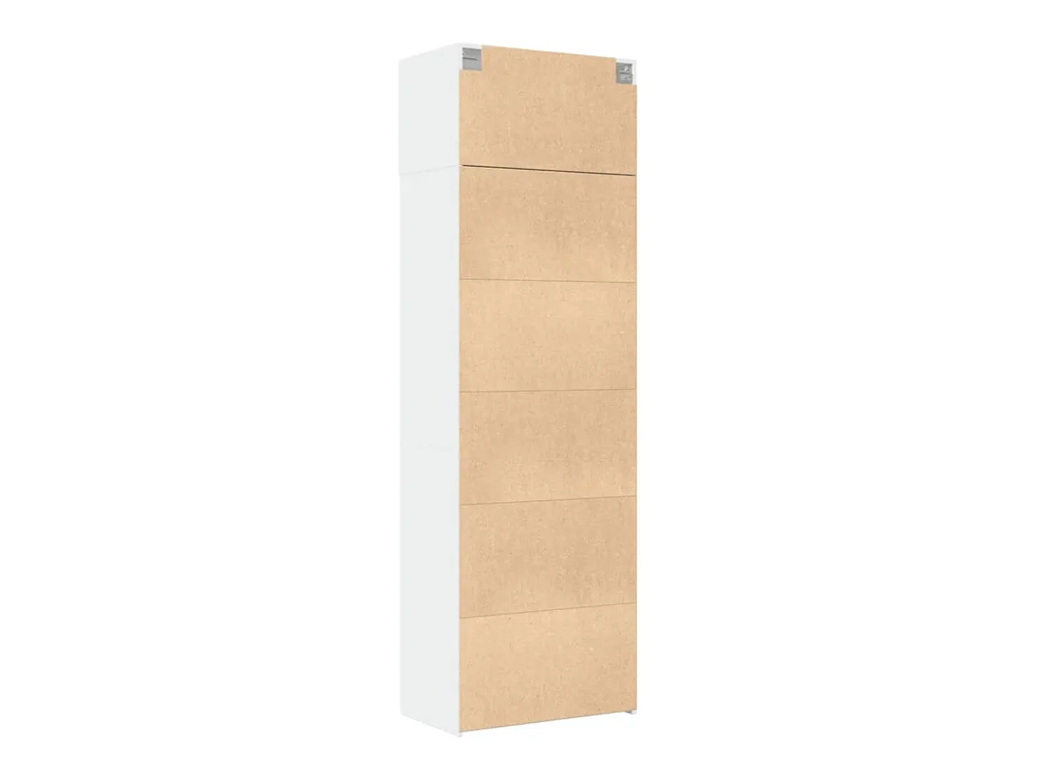 Armario de almacenaje blanco 70x42,5x225 cm madera de ingeniería
