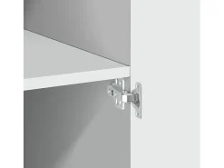 Armario de almacenaje blanco 70x42,5x225 cm madera de ingeniería