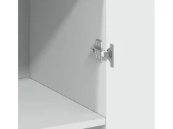 Armario de almacenaje blanco 70x42,5x225 cm madera de ingeniería