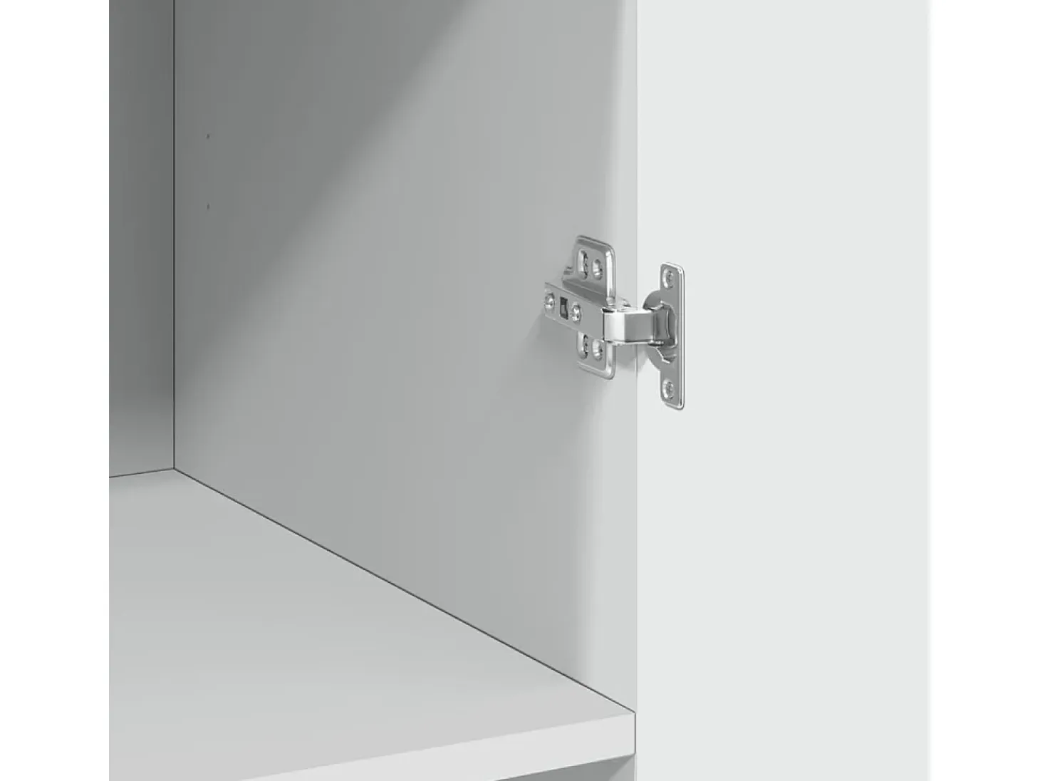Armario de almacenaje blanco 70x42,5x225 cm madera de ingeniería