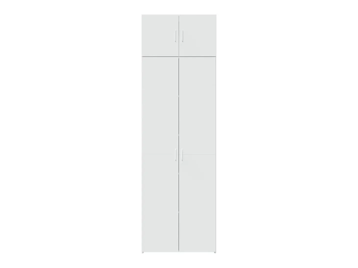 Armario de almacenaje blanco 70x42,5x225 cm madera de ingeniería