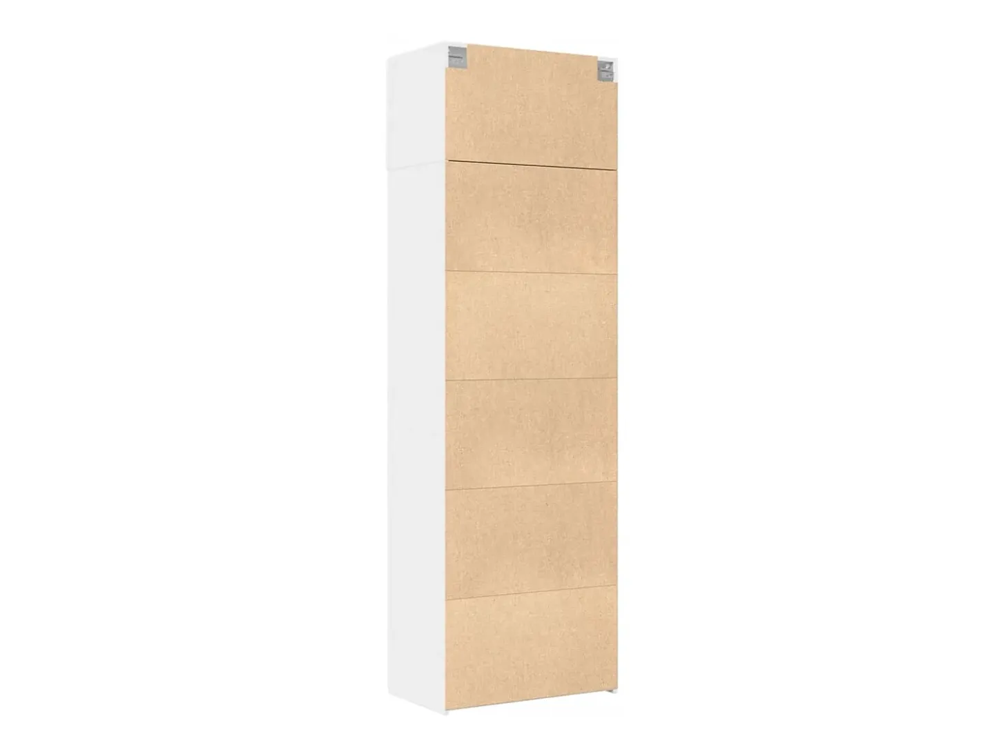 Armario de almacenaje blanco 70x42,5x225 cm madera de ingeniería