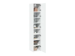 Armario de almacenaje blanco Slim 40x42,5x225 cm