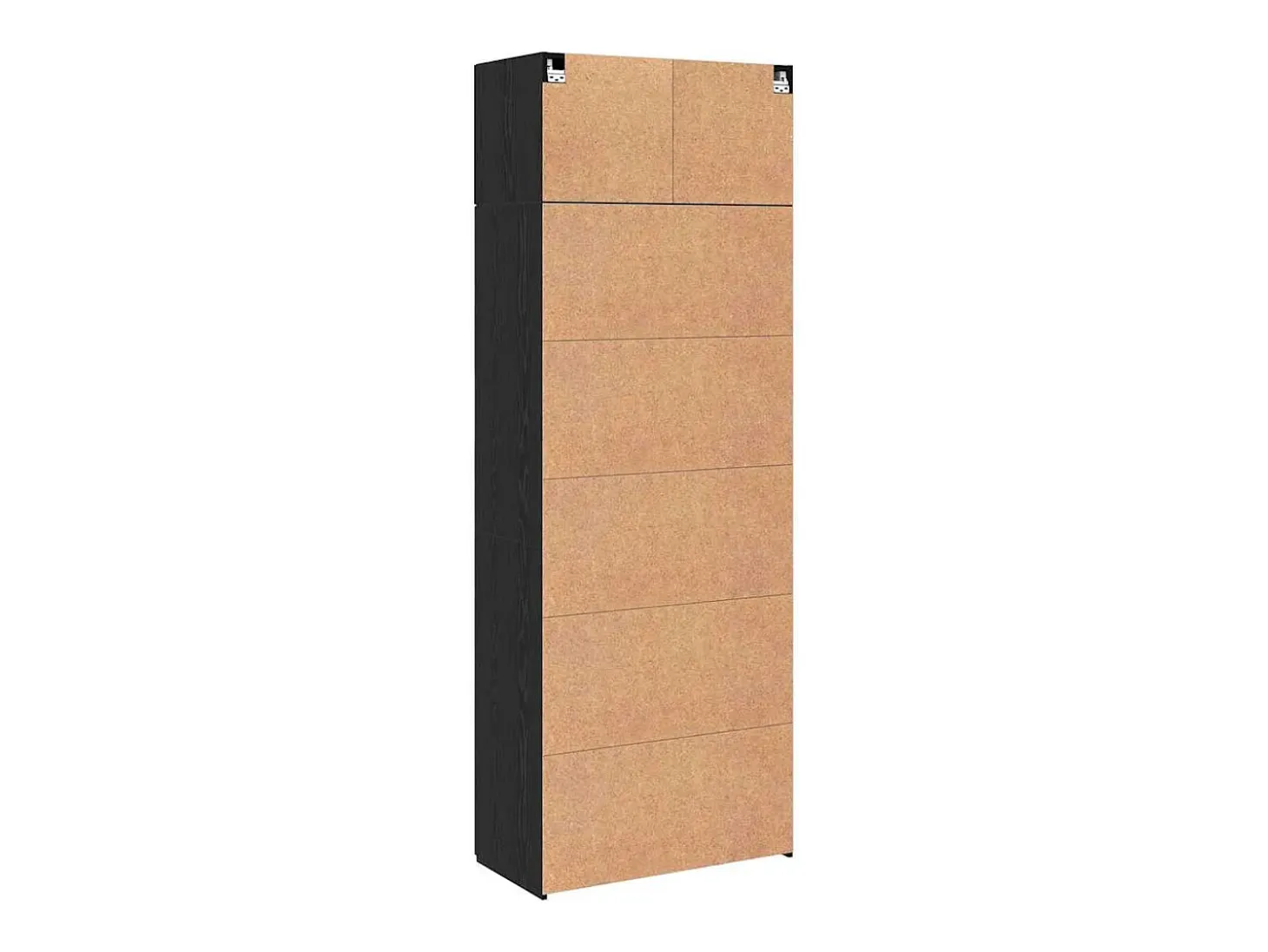 Armario de almacenaje de roble negro 80 x 41 x 225 cm