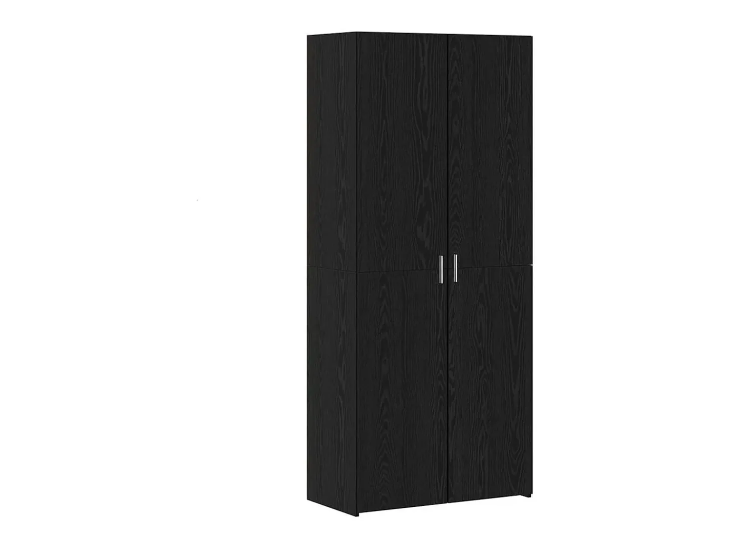 Armario de almacenaje de roble negro 80 x 41 x 225 cm