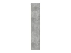 Armario de almacenaje estrecho gris hormigón 45x42,5x225 cm