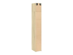 Armario de almacenaje Slim roble Sonoma 30x42,5x225 cm