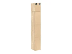 Armario de almacenaje Slim roble Sonoma 30x42,5x225 cm