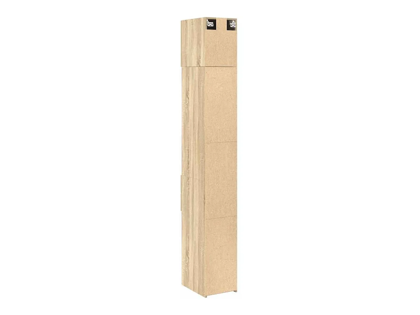 Armario de almacenaje Slim roble Sonoma 30x42,5x225 cm