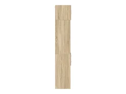Armario de almacenaje Slim roble Sonoma 30x42,5x225 cm