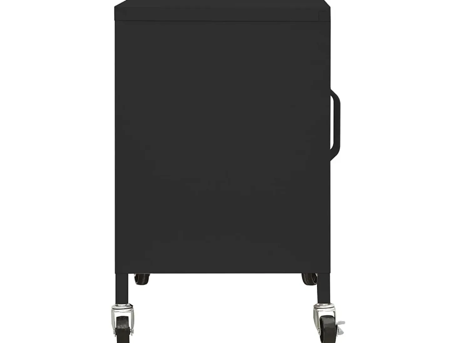 Armario de almacenamiento acero negro 60x35x56cm ES582669
