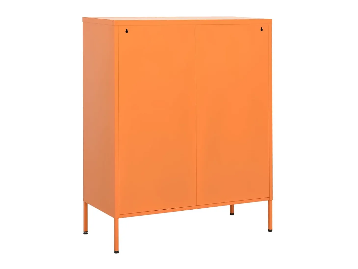 Armario de almacenamiento acero naranja 80x35x101,5 cm ES971519