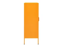 Armario de almacenamiento acero amarillo mostaza 80x35x101,5 cm ES64271