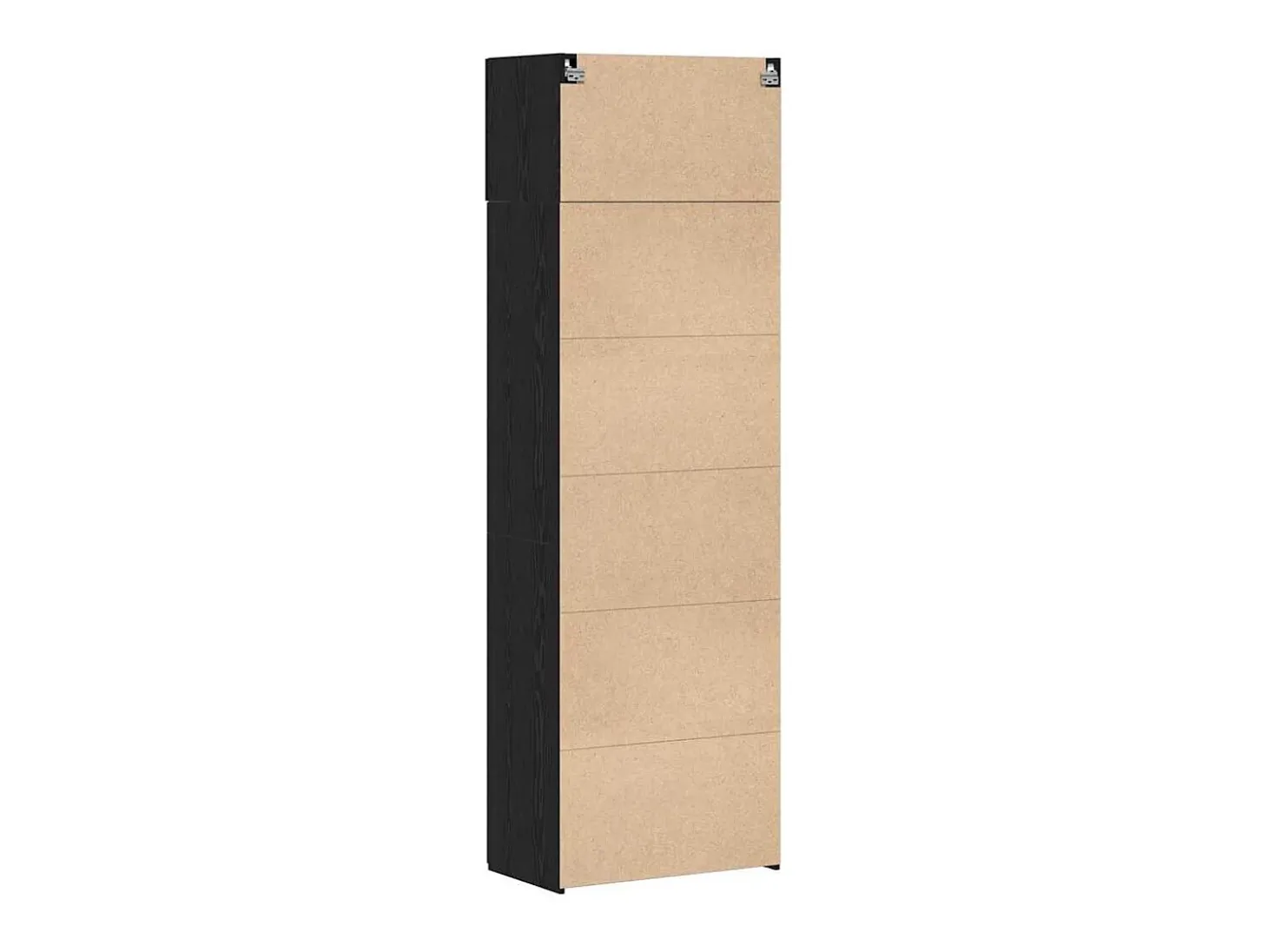 Armario de almacenamiento de roble negro 70x42,5x225 cm Madera de ingeniería