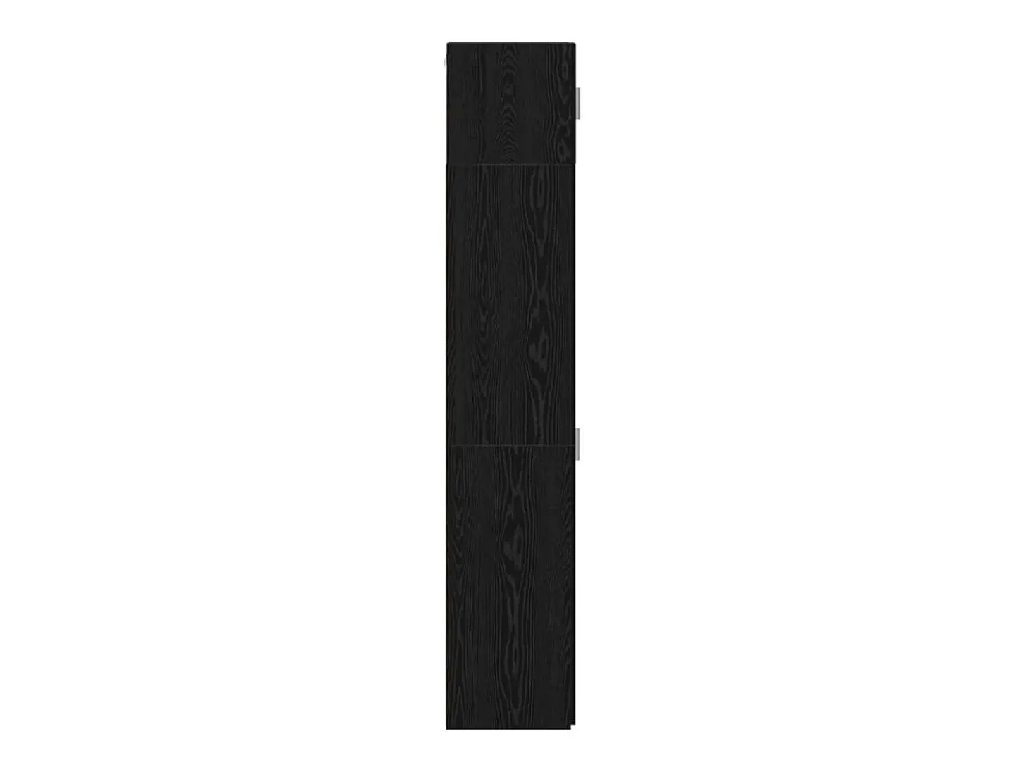 Armario de almacenamiento 3 pcs Roble Negro 30 x 42,5 x 225 cm