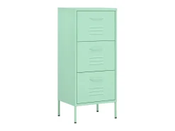 Armario de almacenamiento acero verde mint 42,5x35x101,5 cm ES337871