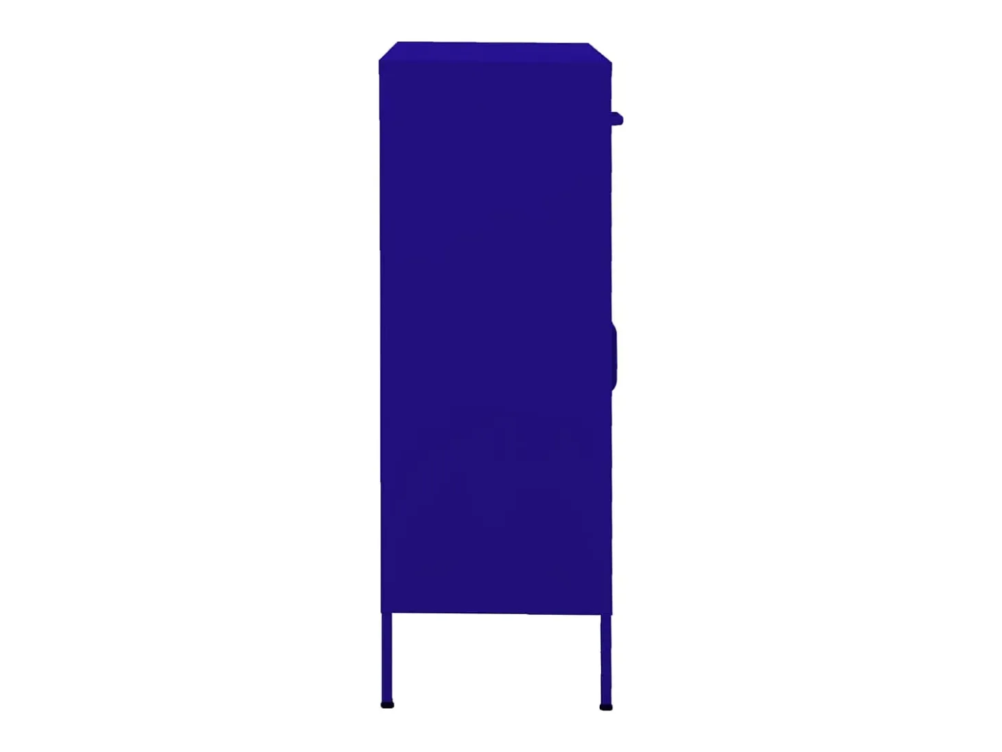 Armario de almacenamiento acero azul marino 80x35x101,5 cm ES483421