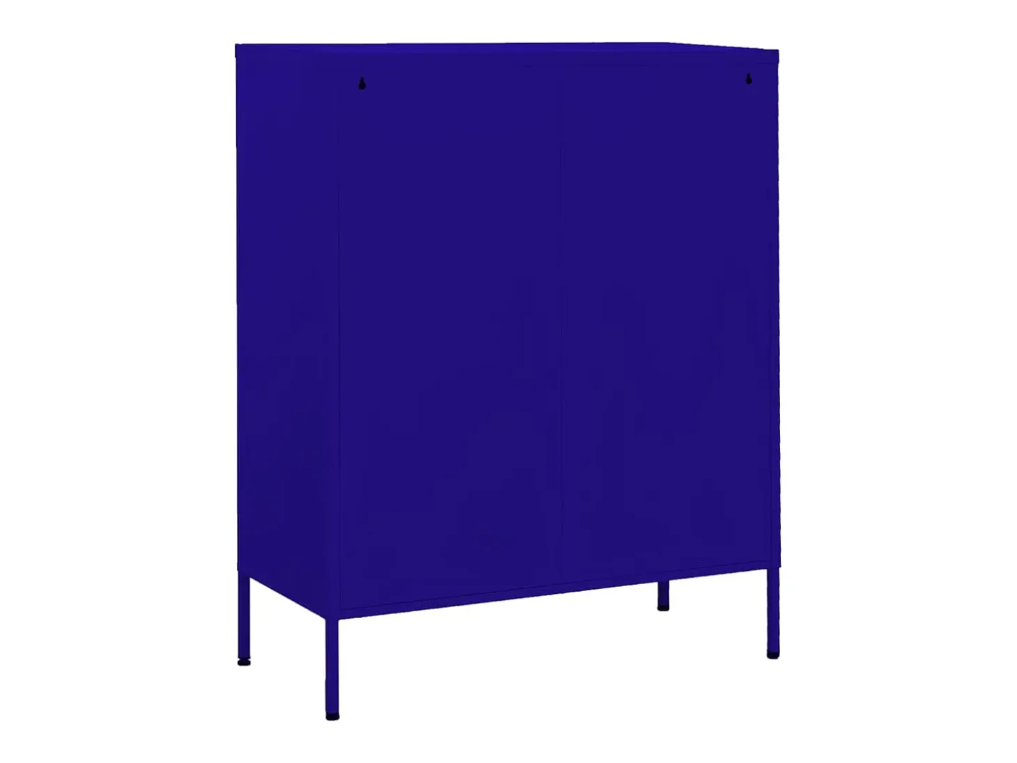 Armario de almacenamiento acero azul marino 80x35x101,5 cm ES483421