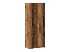 Armario de almacenamiento de madera envejecida 70x42,5x225 cm Madera de ingeniería