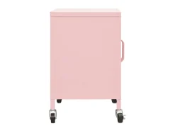 Armario de almacenamiento acero rosa 60x35x56cm ES625940