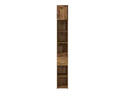Armario de almacenamiento 2 pcs Madera vieja 30 x 42,5 x 225 cm