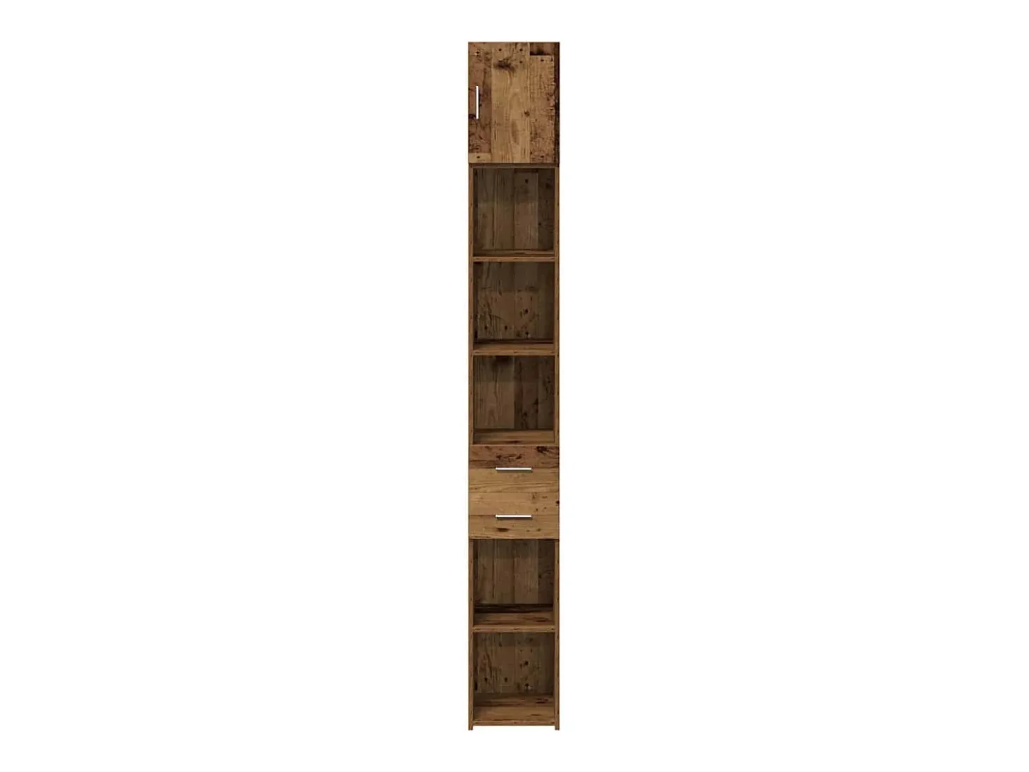 Armario de almacenamiento 2 pcs Madera vieja 30 x 42,5 x 225 cm