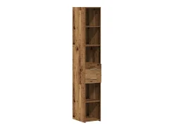 Armario de almacenamiento 2 pcs Madera vieja 30 x 42,5 x 225 cm